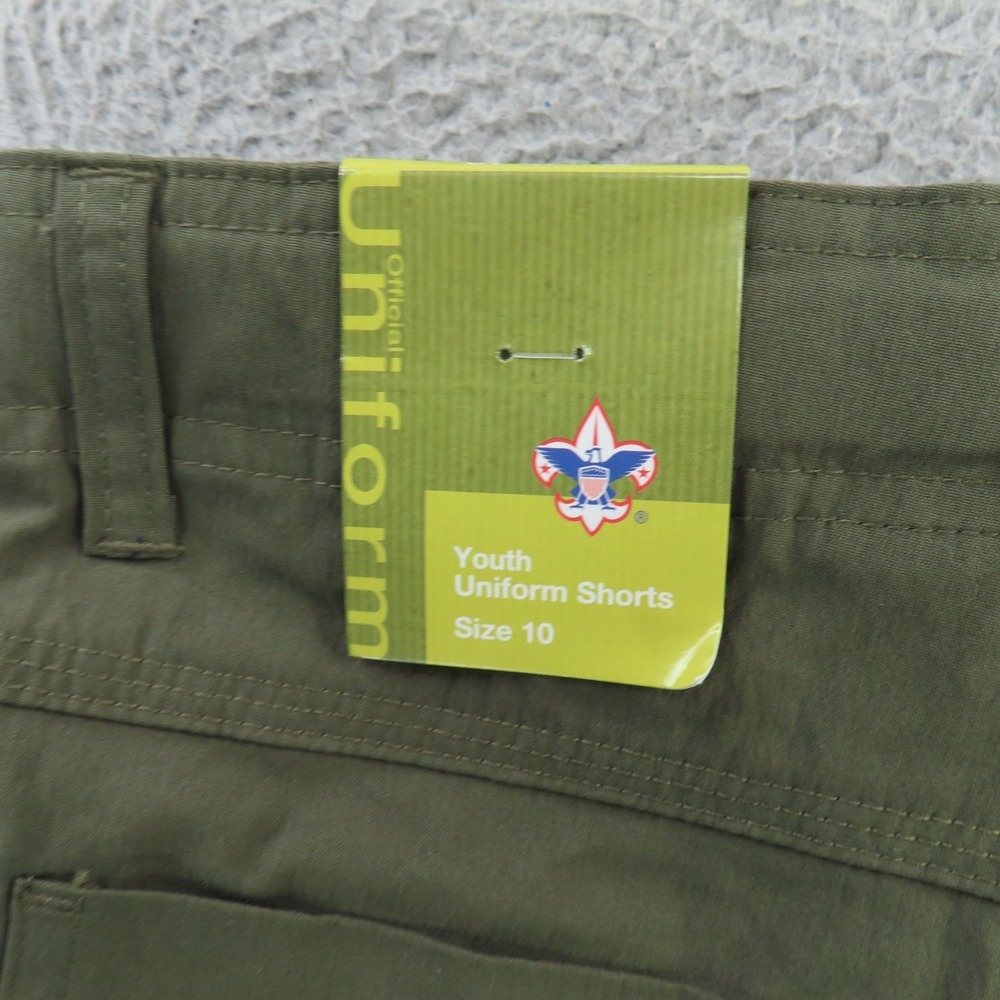 Boy Scouts of America BSA CUB Uniform Green Shorts sz 10 New NWT - Picture 8 of 11